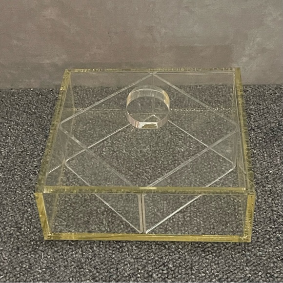 VINTAGE Lucite Snack Box - Picture 2 of 6